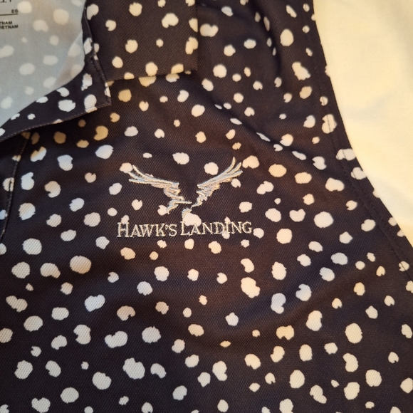 Nike Dri Fit Women's Sleeveless Polo Shirt Size XL Hawks Landing Golf Club - Picture 3 of 5